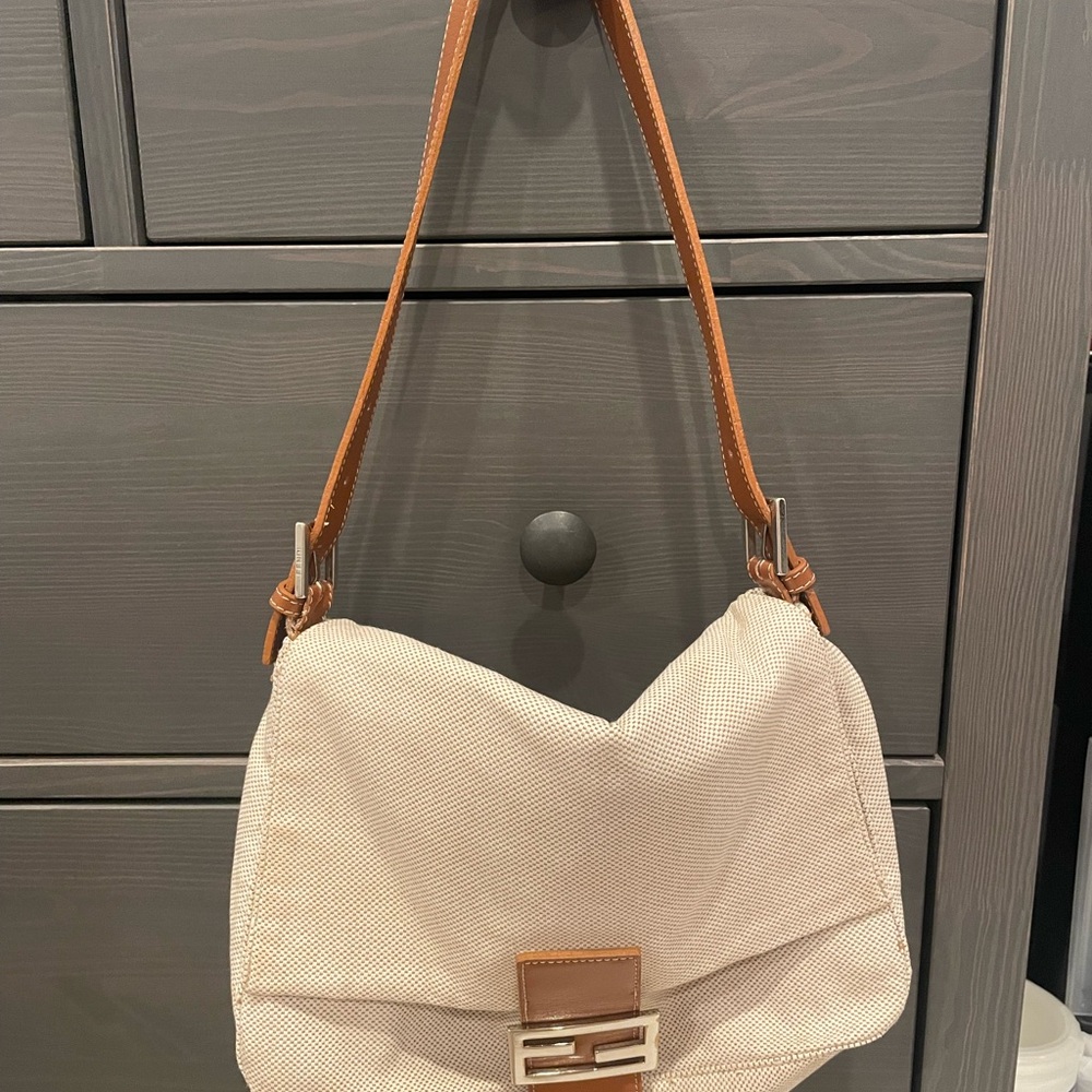 Vintage Fendi Canvas Baguette - Picture 3 of 10